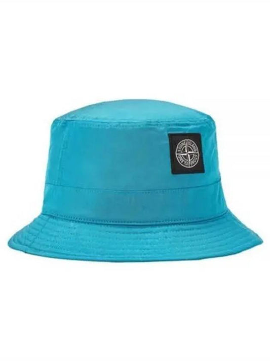 NYLON metal compass logo embroidered bucket hat - STONE ISLAND - BALAAN 2