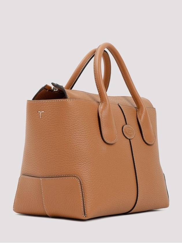 Di Leather Tote Bag Brown - TOD'S - BALAAN 4