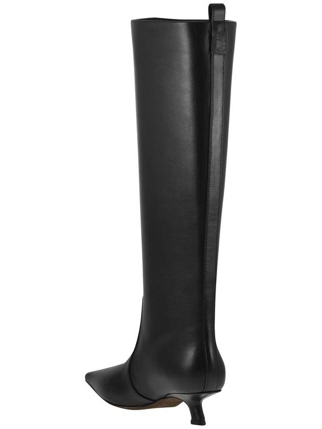 Nappa leather boots with Shiny Loop Detail - BRUNELLO CUCINELLI - BALAAN 3