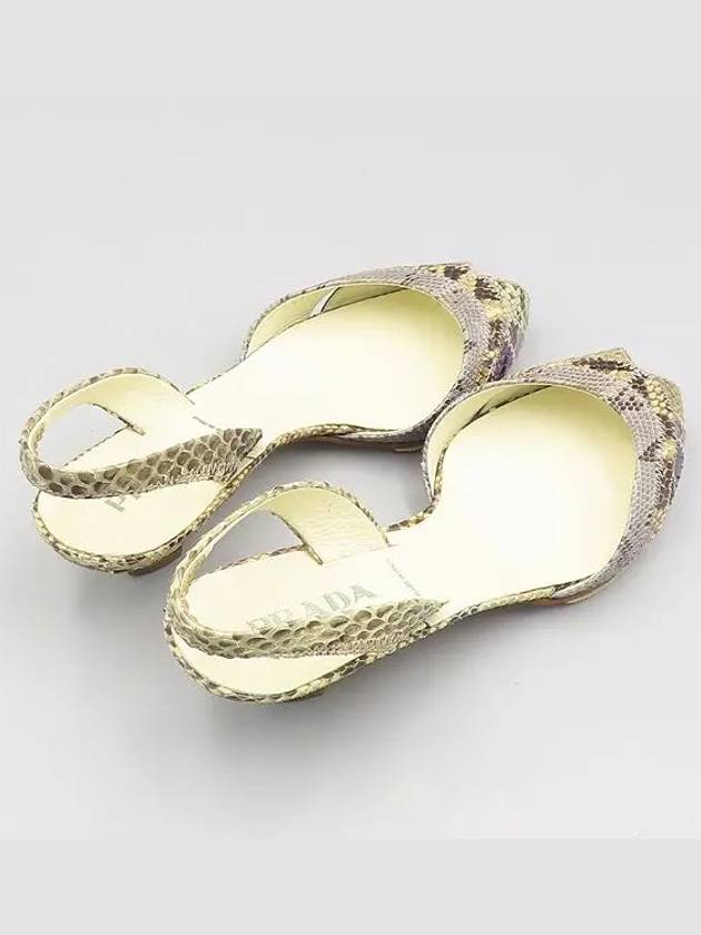 Smith Market used luxury goods python sandals women s shoes - PRADA - BALAAN 5