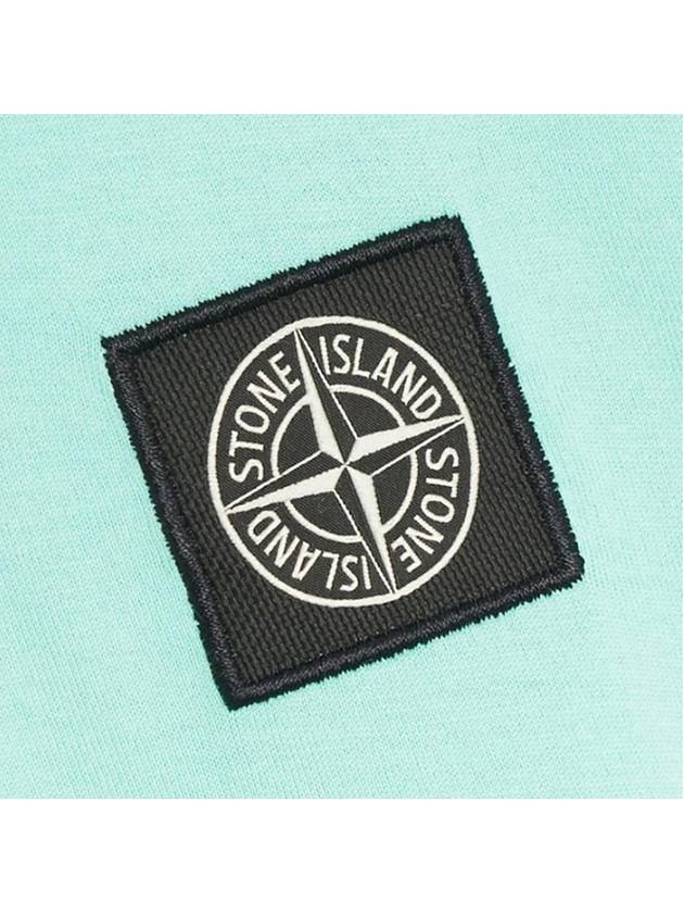 Logo Patch Short Sleeve T-Shirt Light Blue - STONE ISLAND - BALAAN 7