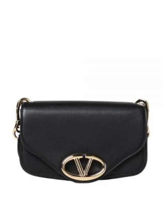 Women's Small Logo Shoulder Bag Black - VALENTINO - BALAAN 1