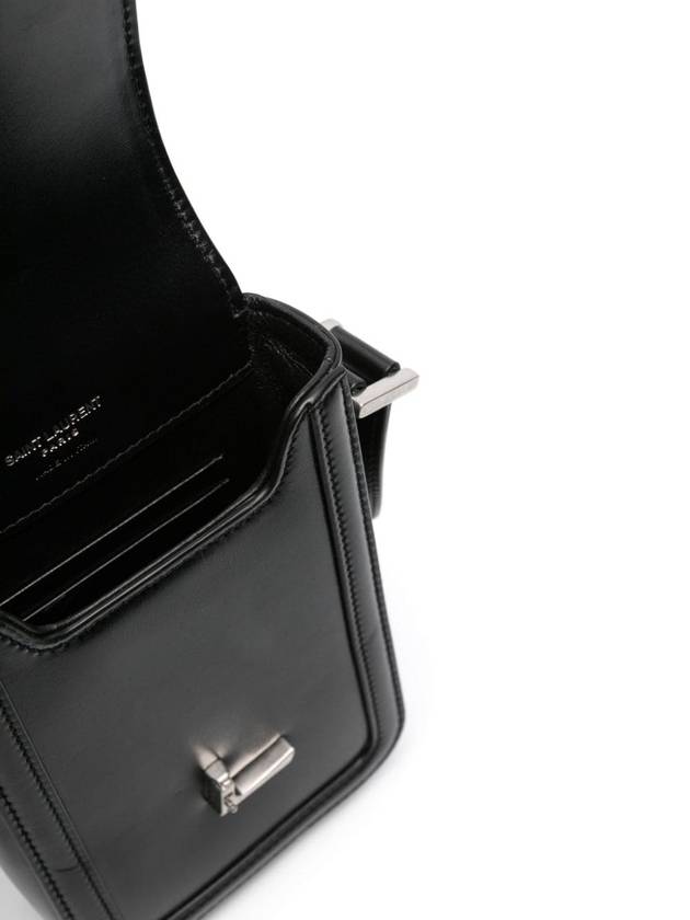 Smooth Leather Solferino Mini Bag Black - SAINT LAURENT - BALAAN 4