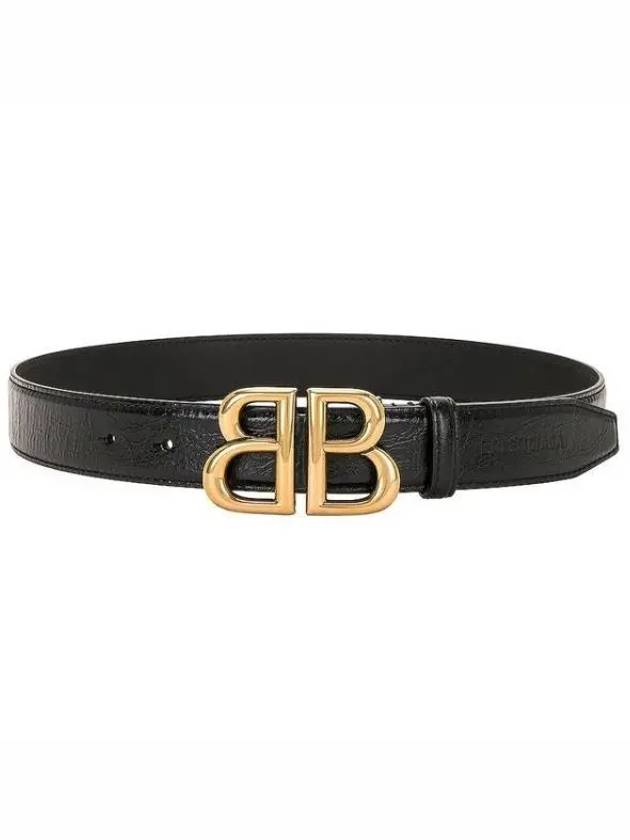 Logo Leather Belt Black - BALENCIAGA - BALAAN 2