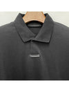 Fear Of God Essentials Black Cotton Polo Shirt - FEAR OF GOD ESSENTIALS - BALAAN 5