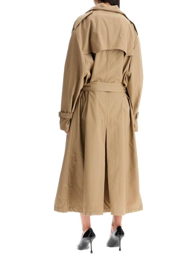 double-breasted trench coat with - MOSCHINO - BALAAN 3