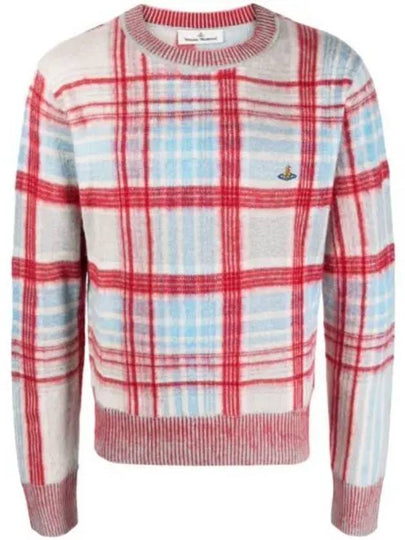 Madras Check Cotton Blend Knit Top - VIVIENNE WESTWOOD - BALAAN 2