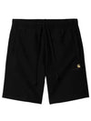 American Script Sweat Short Black - CARHARTT WIP - BALAAN 2