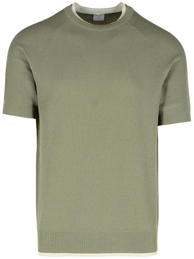 Eleventy Green Cotton T-Shirt - ELEVENTY MILANO - BALAAN 1