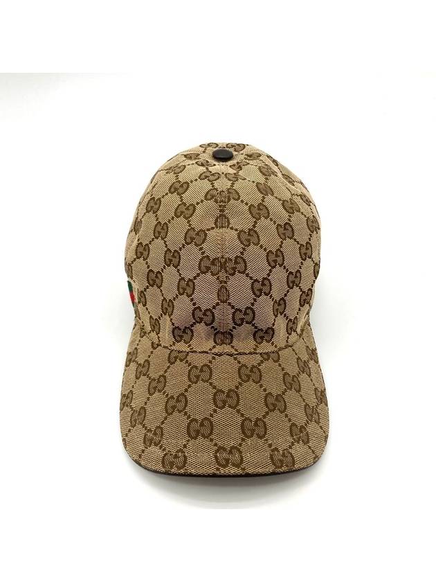 Web Three Stripes GG Ball Cap Hat - GUCCI - BALAAN 3