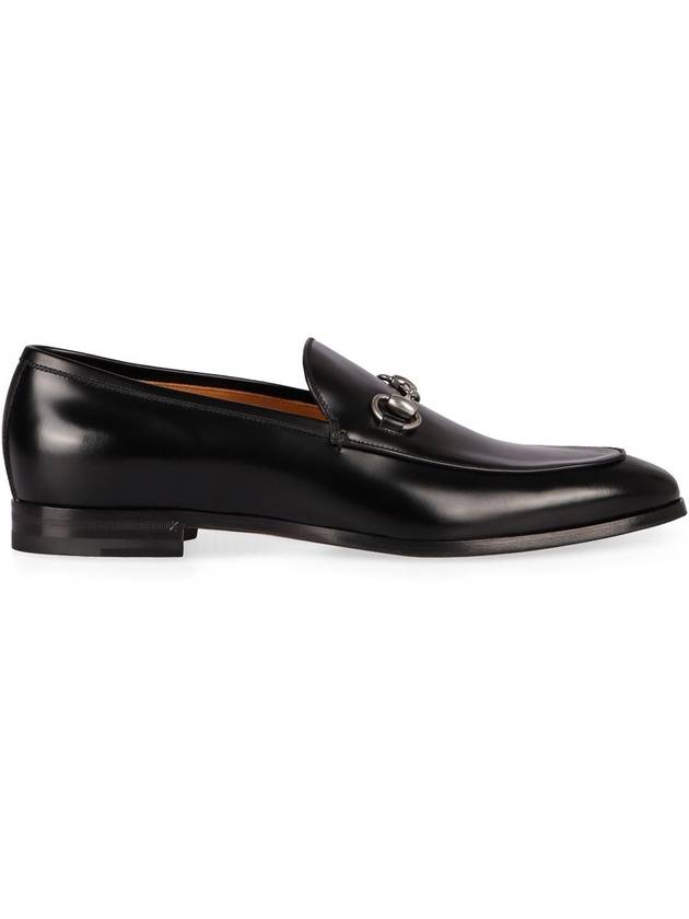 Men's Horsebit Leather Loafer Black - GUCCI - BALAAN 3