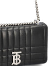 Lola Silver Quilted Shoulder Bag Black - BURBERRY - BALAAN 5