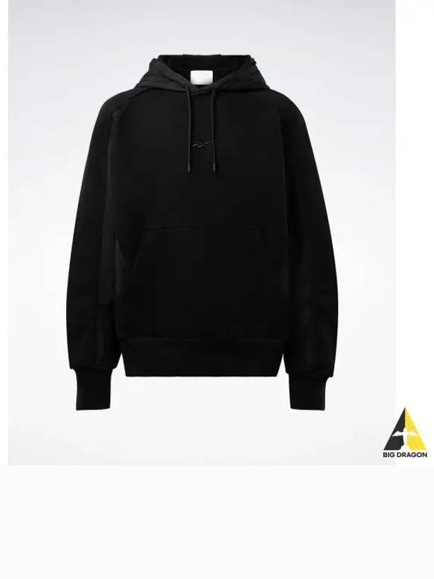 woven block hoodie black - REEBOK - BALAAN 1