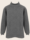 tulip wool half neck knit top gray - ARIFF - BALAAN 2