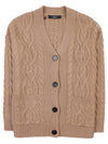 Women's Sponda Wool Cardigan SPONDA 004 - MAX MARA - BALAAN 1