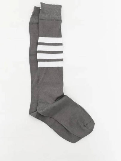 4 Bar Stripe Socks Grey - THOM BROWNE - BALAAN 2