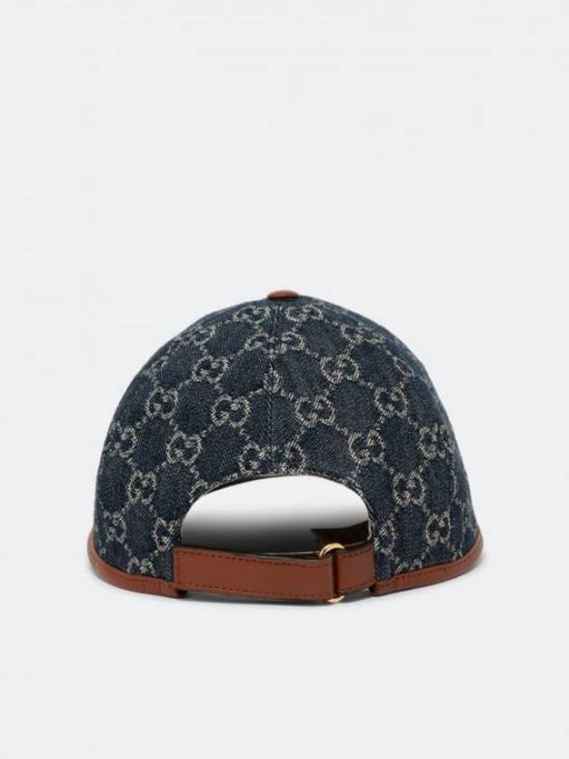 GG Denim Ball Cap Blue - GUCCI - BALAAN 2