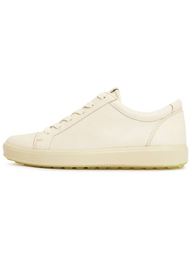 Women's Soft 7 Low Top Sneakers Beige - ECCO - BALAAN 4