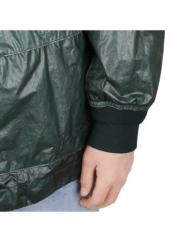 Microfelt Ripstop Cover Down Jacket Green - STONE ISLAND - BALAAN 10