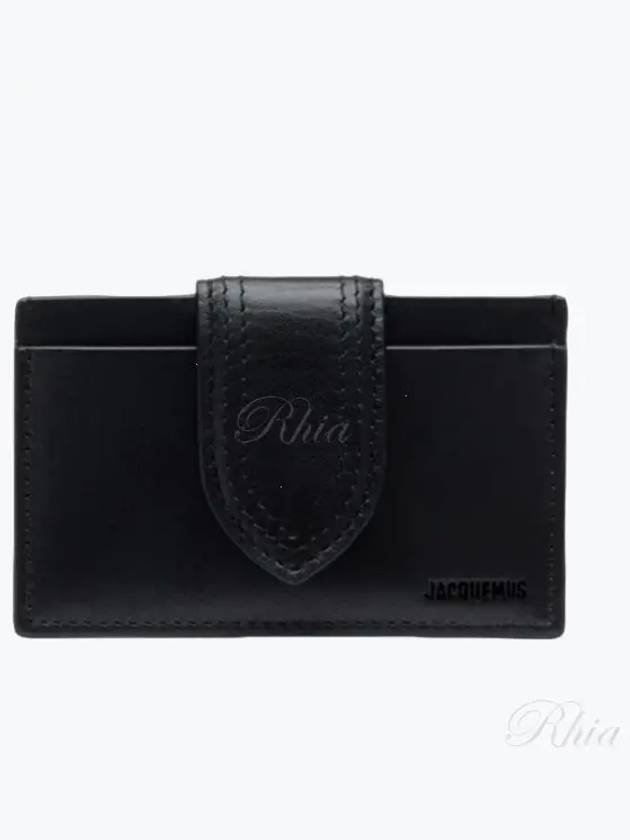 Le Porte Carte Bambino Flap Card Wallet  Black - JACQUEMUS - BALAAN 2