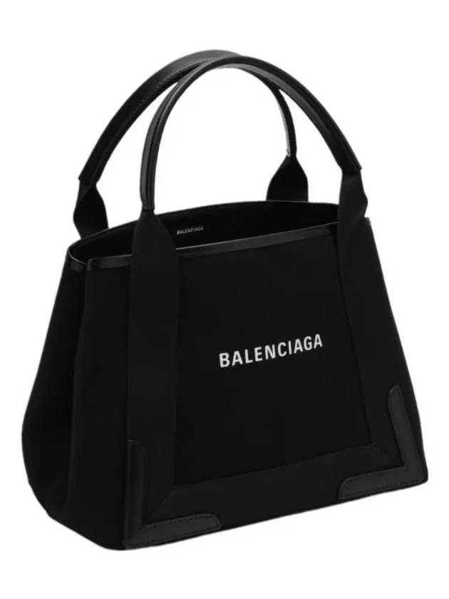 Cabas Logo Canvas Small Tote Bag Black - BALENCIAGA - BALAAN 3