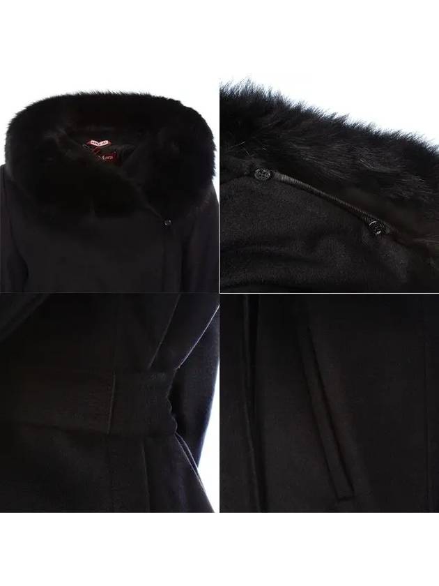 MANGO mango fur coat black 2360161139 - MAX MARA - BALAAN 8