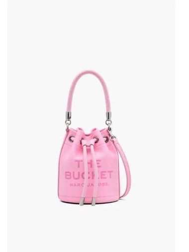 Leather The Mini Bucket Fluro Candy Pink MBBAW23035PCH - MARC JACOBS - BALAAN 1