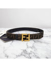 FF Reversible Leather Belt Brown Black - FENDI - BALAAN 4