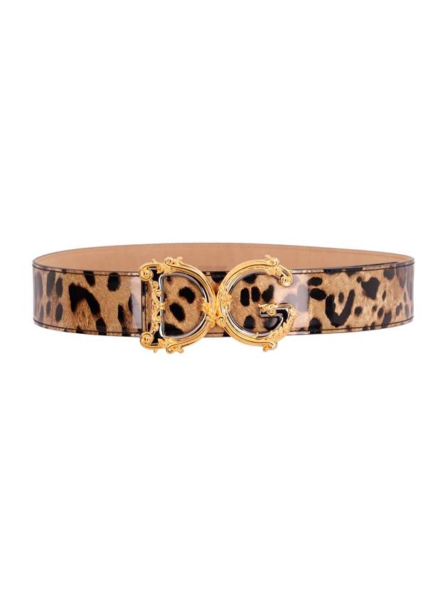 Leopard Print WITH Baroque DG Logo Buckle Belt BE1517 AM568HA93M B0010483739 - DOLCE&GABBANA - BALAAN 2