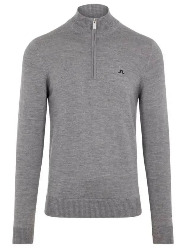 Men's Kian Tour Merino Knit Top Gray - J.LINDEBERG - BALAAN 2