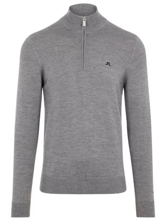 Men's Kian Tour Merino Knit Top Gray - J.LINDEBERG - BALAAN 2