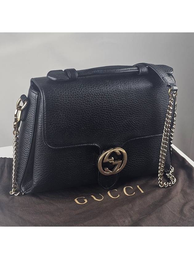 Interlocking top handle gold chain tote bag shoulder 510302 - GUCCI - BALAAN 2