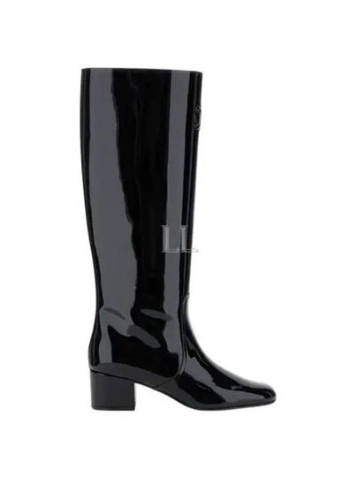 Les Bottle Triomphe Long Boots Black - CELINE - BALAAN 2