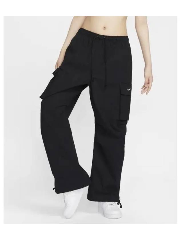 Sportswear Mid Rise Cargo Pants W Black FV7521 010 - NIKE - BALAAN 2