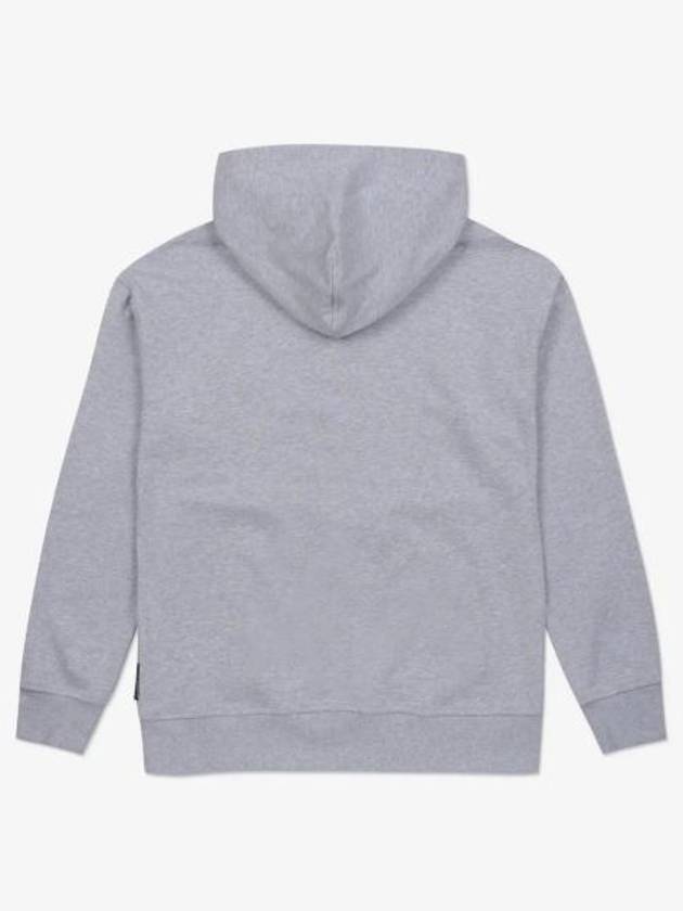 Logo Patch Hoodie Grey - MOOSE KNUCKLES - BALAAN 3