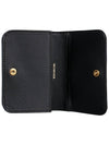 Logo Plaque Monaco Card Wallet Black - BALENCIAGA - BALAAN 6