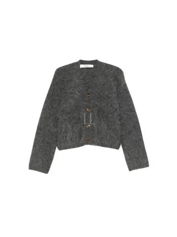 Separate Cardigan Gray Melange WFW24GRE - SEFR - BALAAN 1