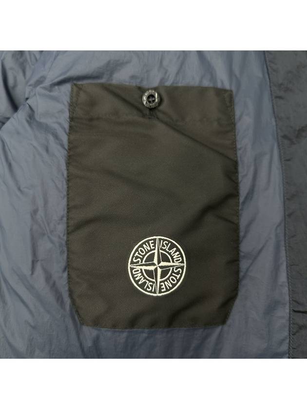 Wappen Patch Metal Econyl Down Padding Navy - STONE ISLAND - BALAAN 5