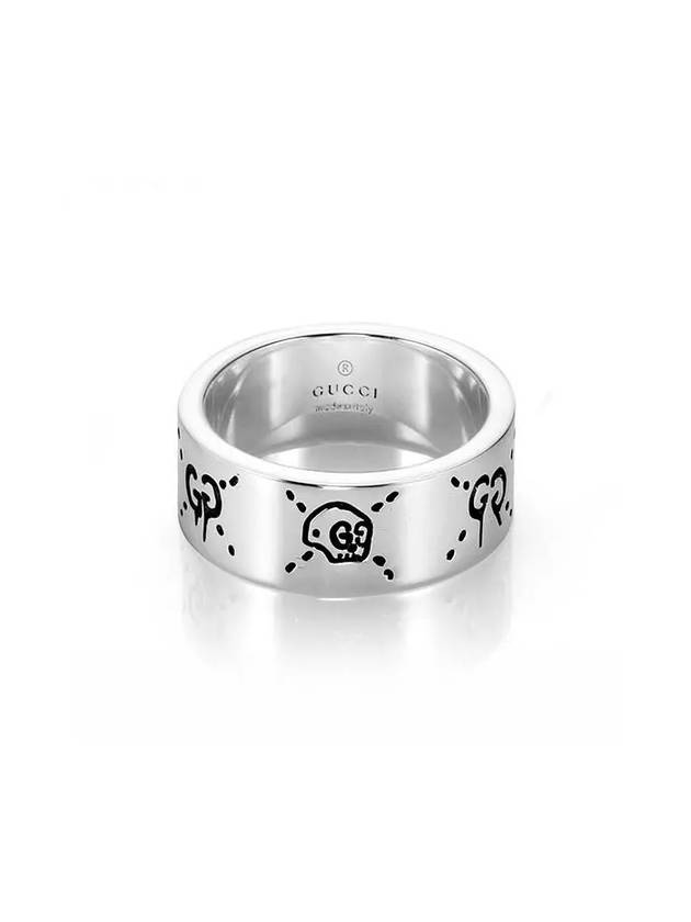 Men's Ghost Ring YBC455318001 Silver - GUCCI - BALAAN 2