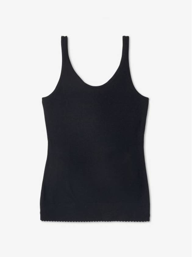 Scallop Wool Sleeveless Black - CHLOE - BALAAN 2