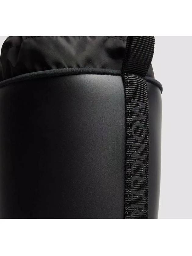 4G00070 M4522 999 KICKSTREAM BLACK HIGH RAIN BOOTS - MONCLER - BALAAN 6