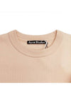 Face Patch Sweatshirt Powder Pink - ACNE STUDIOS - BALAAN 4