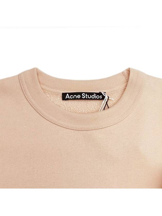 Face Patch Sweatshirt Powder Pink - ACNE STUDIOS - BALAAN 4