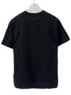 Slimfit Cotton Jersey Short Sleeve T-shirt Black - STONE ISLAND - BALAAN 5