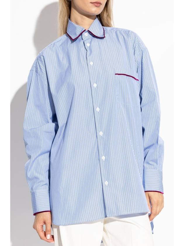 Etro Shirt With Stripe Pattern, Women's, Blue - ETRO - BALAAN 3