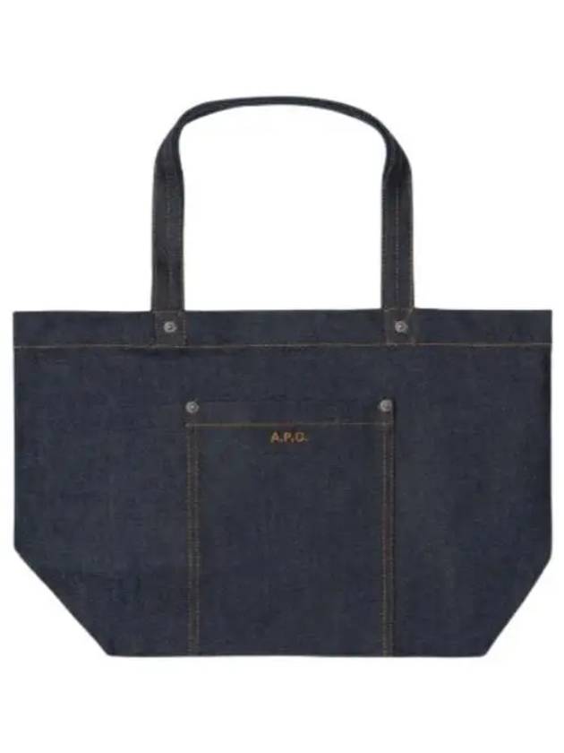 Thais Denim Tote Bag Blue - A.P.C. - BALAAN 2