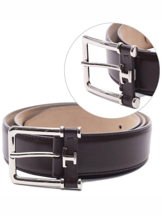 men leather belt black - TOD'S - BALAAN 2
