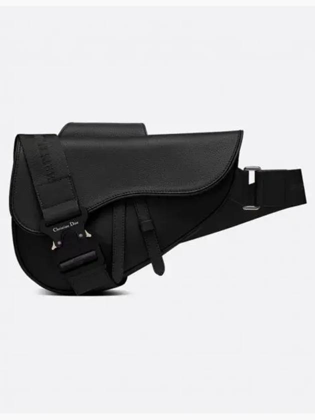 Grain Saddle Bag Black - DIOR - BALAAN 2