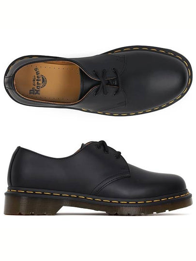 1461 Smooth 3 Hole Leather Loafers Black - DR. MARTENS - BALAAN 2