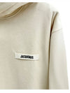 Le Gros Grain Hoodie Beige - JACQUEMUS - BALAAN 4